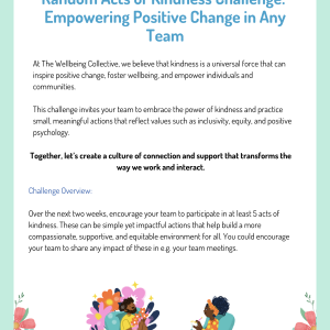 A Random Acts of Kindness Day Challenge and Poster - Image 2